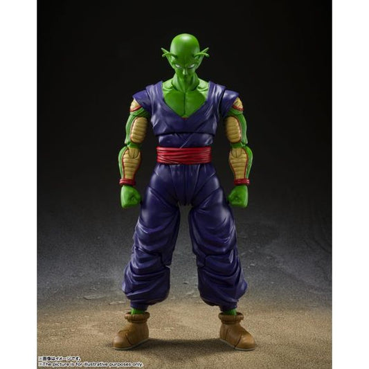 Piccolo from Dragon Ball Super: Super Hero is now released from the S.H.Figuarts brand! This detailed figure is highly articulated and features several interchangeable parts for a wide variety of poses. Coems with Piccolo figure, 2 Head sculpts, 3 Right hands and 2 Left hands.