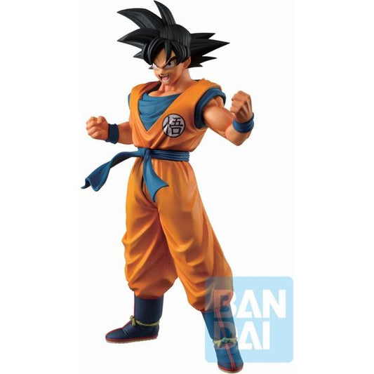 Bandai Spirits Ichibansho is proud to announce their newest release Son Goku! This figure is expertly crafted and meticulously sculpted to look like Goku from Dragon Ball Super: Super Hero. Standing at approximately 9.8 inches tall, Goku is seen in his popular pose. Be sure to collect this and enhance your display with other incredible Ichibansho figures!
