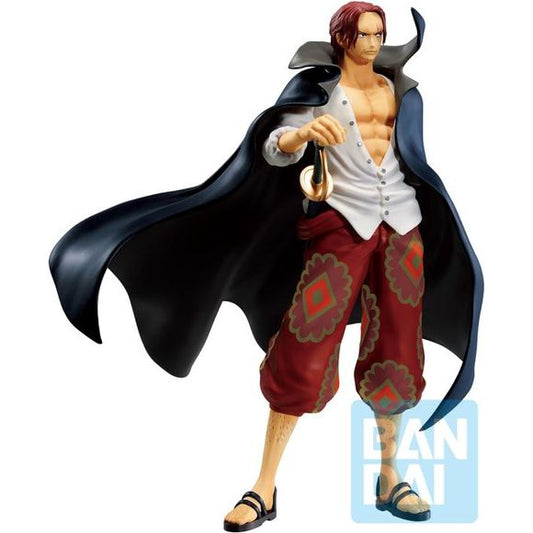 Bandai Spirits Ichibansho is proud to announce their newest release Shanks (Film Red)! This figure is expertly crafted and meticulously sculpted to look like Shanks from One Piece. Standing at approximately 6 inches tall, be sure to collect this and enhance your display with other incredible Ichibansho figures (sold separately)!