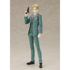 Loid Forger from the television anime series "SPY x FAMILY" joins S.H.Figuarts! Accessories include the gun he uses as Twilight. [Set Contents]Main Body, Four optional expressions, Two optional pairs of hands (normal), Three optional pairs of hands (wearing gloves), Gun