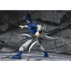 Bandai Spirits Naruto S.H. Figuarts Sasuke Uchiha - Ninja Prodigy of The Uchiha Clan Bloodline - Action Figure