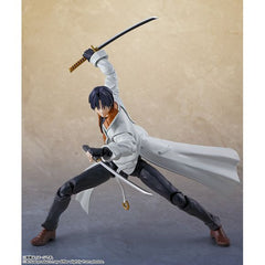 Bandai Rurouni Kenshin: Meiji Swordsman Romantic Story S.H.Figuarts Aoshi Shinomori Action Figure