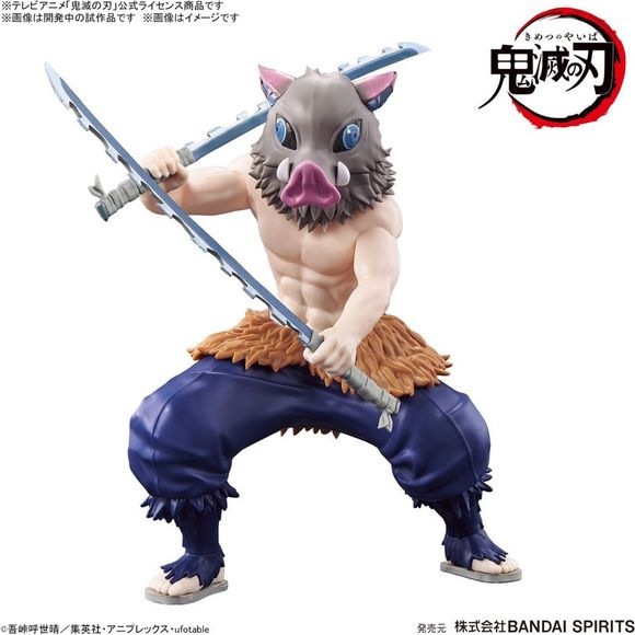 PRE-ORDER: Expected to ship May 2023

Inosuke Hashibira is a lineup of demon slayer models that combine easy assembly and high quality!

FEATURES:
- Reproduce the state of the real face by replacing the head. His eyes and eyebrows are tampo printed.
- The boar's eyes and ears are stickers, and the nose is painted.
- Three-dimensional representation of the "undulation" and "fluttering" of the hair. The color coding of the hair ends is reproduced with painted parts.
- The blade of the Nichirin sword is also r