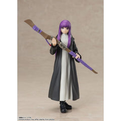 Fern from "Frieren: Beyond Journey's End" is now a member of the "S.H.Figuarts" action-figure lineup from Bandai! Frieren's disciple comes with a wide variety of interchangeable faces and hands, plus defense magic effect parts. Some of her outfit is made of a soft material to allow for impressive poses! Order her for your own collection today!

[Figure Size]: Approximately 14cm tall
[Materials]: PVC, ABS