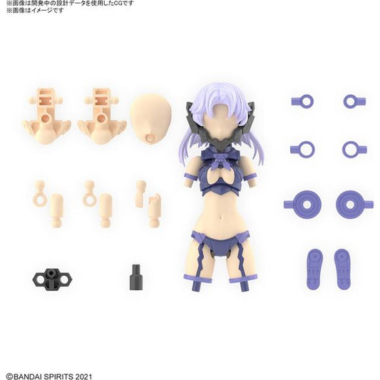 Bandai Spirits 30 Minute Sisters Option Parts Set 11 Fang Costume (Color A) Model Kit | Galactic Toys & Collectibles