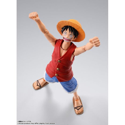 Bandai Tamashii Nations One Piece S.H.Figuarts Monkey D. Luffy -Romance Dawn- Action Figure