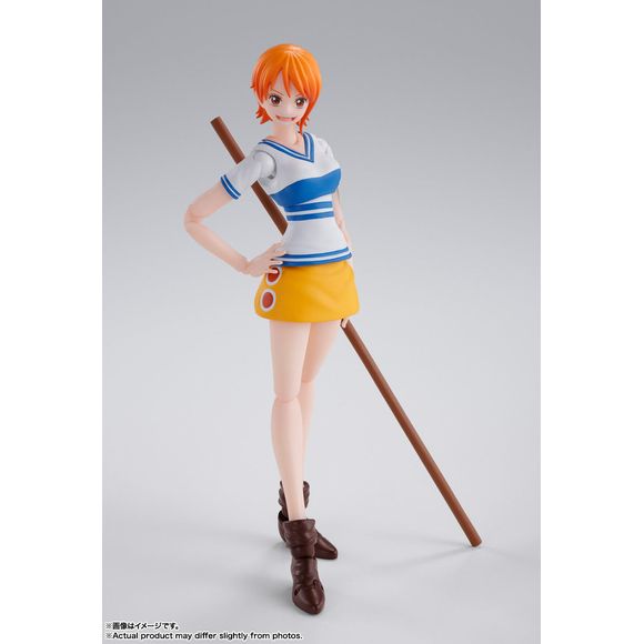 (PRE-ORDER: October 2024) Bandai Tamashii Nations One Piece S.H.Figuarts Nami -Romance Dawn- Action Figure | Galactic Toys & Collectibles