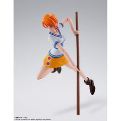 (PRE-ORDER: October 2024) Bandai Tamashii Nations One Piece S.H.Figuarts Nami -Romance Dawn- Action Figure | Galactic Toys & Collectibles