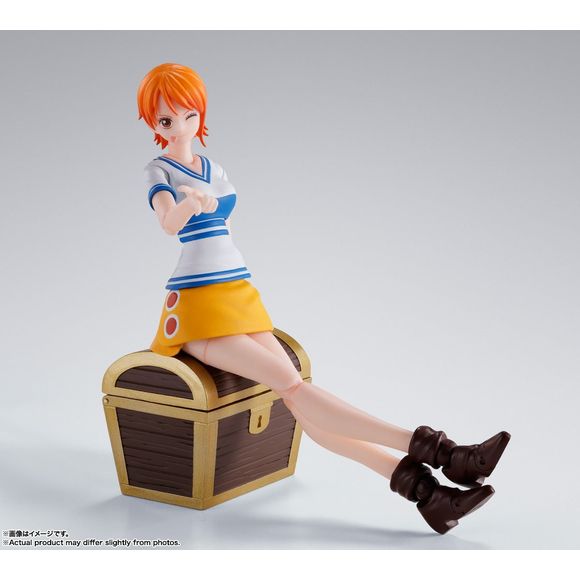 (PRE-ORDER: October 2024) Bandai Tamashii Nations One Piece S.H.Figuarts Nami -Romance Dawn- Action Figure | Galactic Toys & Collectibles