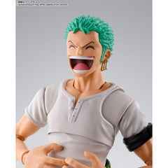 (PRE-ORDER: March 2025) Bandai Tamashii Nations One Piece S.H.Figuarts Roronoa Zoro -Romance Dawn- Action Figure