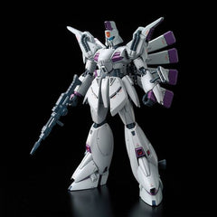 The Mobile Suit used by Berah Ronah of the Crossbone Vanguard in the animated movie Gundam F91 now appears in an updated 1/100 model!

Reborn in the RE/100 line it has been adjusted with refined proportions that allow increased range of motion without disrupting the sculpt of the mobile suit. This Gundam features 2 different cockpit hatches to replicate its initial and repaired states along with marking stickers for the Crossbone Vanguard symbol on its forehead. All 8 of its backpack fin nozzles can move in