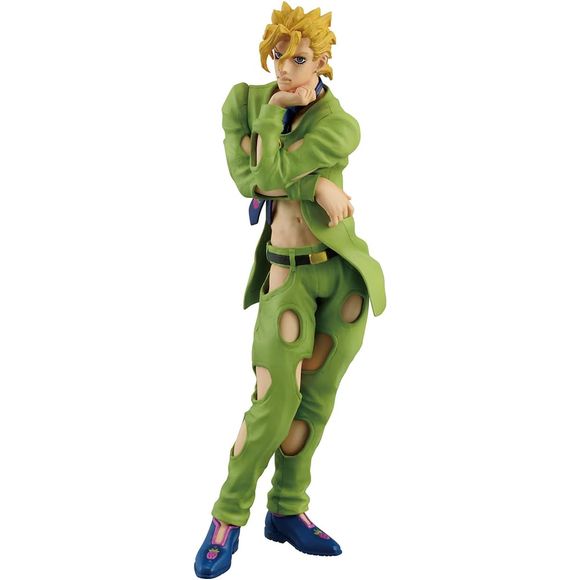 Standing at approximately 9.4" tall, Pannacotta is seen in their popular pose. Masterlise Figures are Ichibansho's premiere statue line featuring a larger size compared to other figures and high-quality detail. This line is truly a masterpiece for fans to collect! Be sure to collect this and enhance your display with other incredible Ichibansho JoJo's Bizarre Adventure Golden Wind figures!