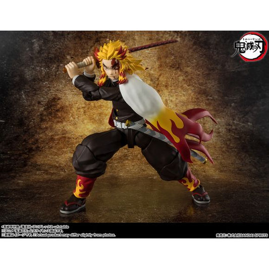 (PRE-ORDER: August 2025) Bandai Demon Slayer S.H.Figuarts Kyojuro Rengoku Action Figure