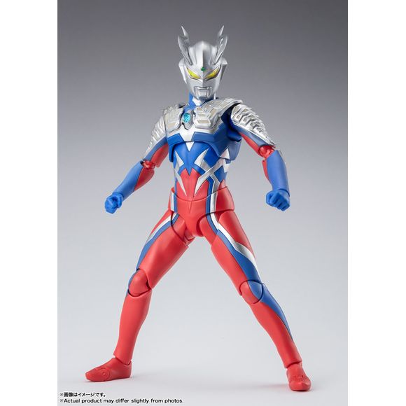 PRE-ORDER: Expected to ship in January of 2025

"Ultraman Zero THE MOVIE Super Decisive Battle! From "Belial Galactic Empire'', "Ultraman Zero'' reappears in S.H.Figuarts as Ultraman New Generation Stars Ver., which is set with Wide Zero Shot effect parts! [Set Contents] Body, Replacement wrist parts: 3 types on the left, 5 types on the right, Replacement color timer (red), Wide zero shot effect parts