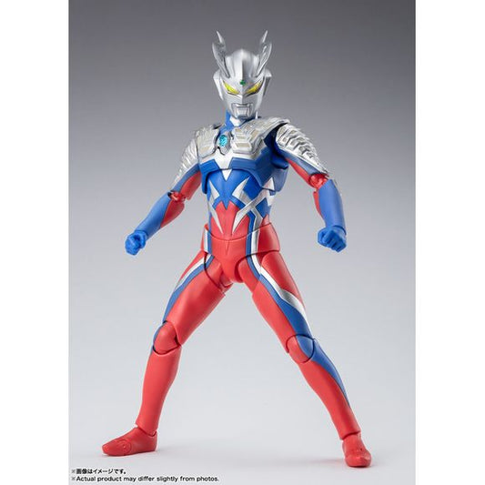 PRE-ORDER: Expected to ship in January of 2025

"Ultraman Zero THE MOVIE Super Decisive Battle! From "Belial Galactic Empire'', "Ultraman Zero'' reappears in S.H.Figuarts as Ultraman New Generation Stars Ver., which is set with Wide Zero Shot effect parts! [Set Contents] Body, Replacement wrist parts: 3 types on the left, 5 types on the right, Replacement color timer (red), Wide zero shot effect parts