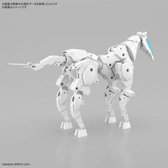 (PRE-ORDER: December 2024) Bandai 30 Minutes Missions Extended Armament Vehicle (Horse Mecha Ver.) White 1/144 Scale Model Kit