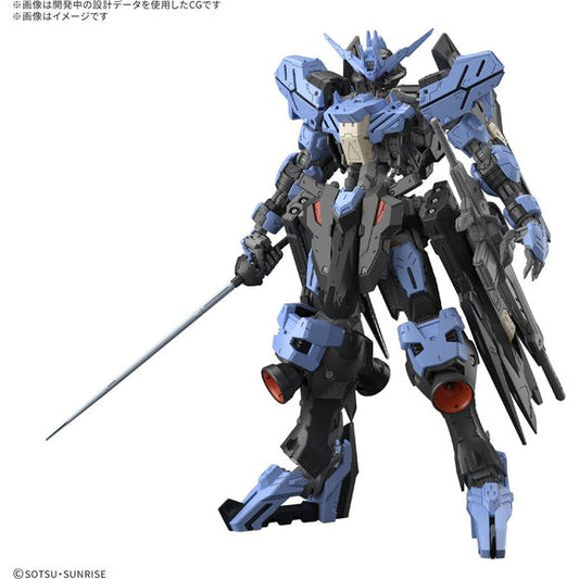 PRE-ORDER: Expected to ship in April 2025

The Gundam Vidar from "Mobile Suit Gundam: Iron-Blooded Orphans" joins Bandai's "Master Grade (MG)" model-kit lineup! Equipped with an updated Gundam Frame, that allows for an expanded range of motion in the shoulder joints; the Hunter Edges on its toes and heels can be deployed.