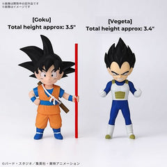 (PRE-ORDER: June 2025) Bandai Dragon Ball DAIMA Son Goku (Mini) & Vegeta (Mini) Model Kit