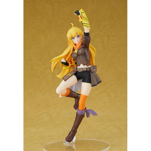 The next character to join the Pop Up Parade series is Yang Xiao Long from the popular anime RWBY. She stands over 7 inches tall and is depicted with her fist thrust into the air. 

The Pop Up Parade is a series of figures that are easy to collect with speedy releases and high-quality sculpt! Each figure typically stands around 17-18cm in height and the series features a vast selection of characters from popular anime and game series, so there's something for every kind of fan!