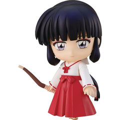 "There is no shame in regretting and crying over one's life.

From Rumiko Takahashi's popular manga series "Inuyasha" comes a Nendoroid of Kikyo, shrine priestess and guardian of the Sacred Jewel. She comes with three face plates including an a standard expression, a determined combat expression and a smiling expression with closed eyes.

She also comes with her bow, an arrow and one of the Soul Collectors, demons that brings souls to Kikyo to keep her body animated. She also comes with the Sacred Jewel