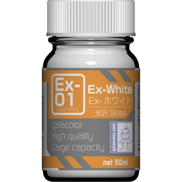 Gaia Color EX takes the traditional Gaia Color above and beyond! With finer pigments, the tiniest of details on models are able to shine through. Opaque and densely pigmented, the EX series is vibrant with excellent coverage. The EX series are carefully selected commonly used colors and are available in large 50ml bottles.  

Gaianotes Lacquer based paints are formulated in Japan specifically with the hobbyist in mind. This line of paint features highly pigmented rich, vibrant colors which will bring exce