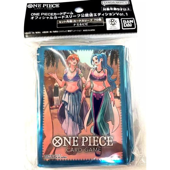 One Piece TCG: Sleeves featuring Nami and Vivi