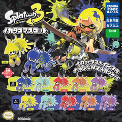 Splatoon 3 Squid Octopus Mascot Chain Gashapon Figure (1 Random) | Galactic Toys & Collectibles