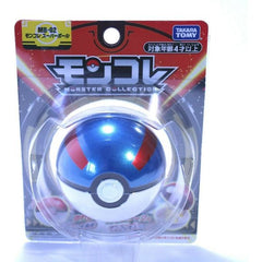 This Great Ball is the perfect addition to your Pokemon "MonColle" (Monster Collection) lineup -- it opens up, and your favorite MonColle Pokemon can sit inside!