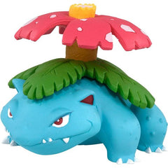 Display a huge collection of Pokemon with the MonColle series of Pokemon vinyl figures. This series is designed with collectability in mind, meaning nearly every Pokemon is represented in the series, and they're all in a consistent scale with each other! This is the Venusaur, who is recreated to look accurate to their appearances in the game and anime, with vibrant colors. Display your favorite Pokemon with this awesome series!