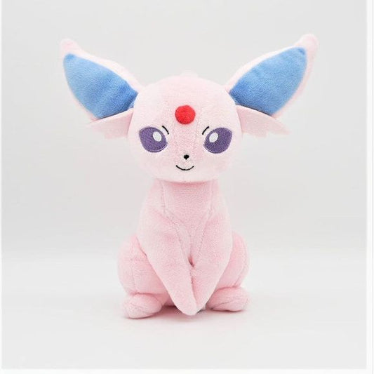 From Pokemon "All Star Collection" series 9 comes a cute little plush of Espeon! He measures about 19cm tall and 9cm wide.