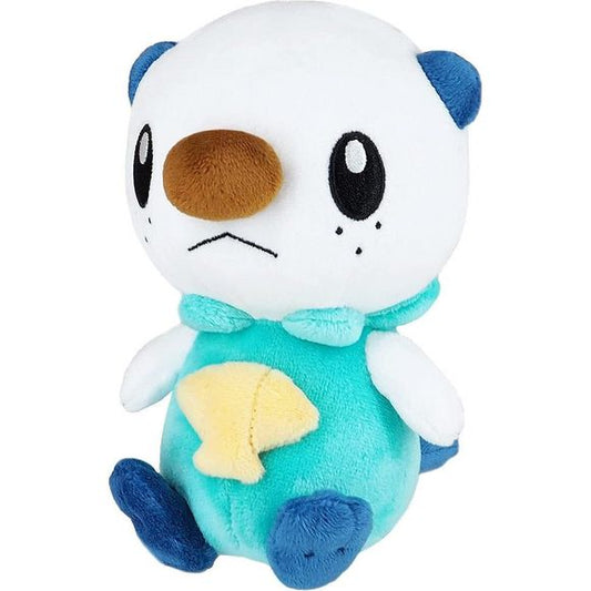 Sanei Pokemon All Star Collection Oshawott 6-inch Stuffed Plush | Galactic Toys & Collectibles