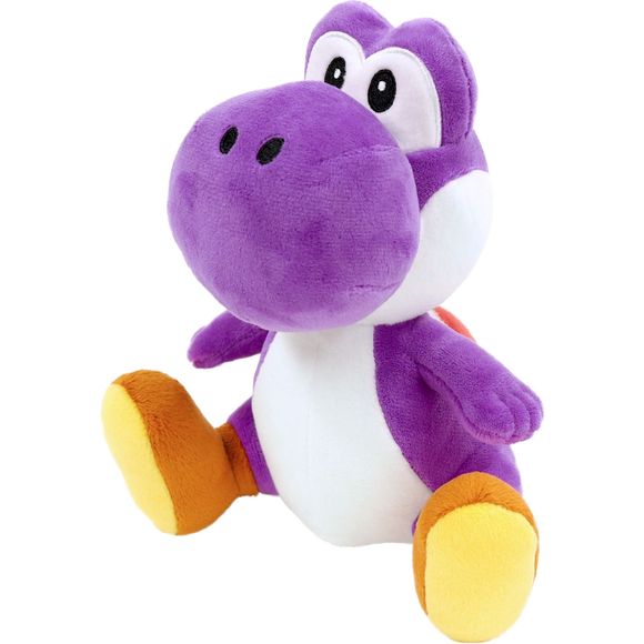 From Sanei Boueki's "Super Mario All Star Collection" series of plushies comes a cute little purple Yoshi! He'll be happy to accompany you anywhere, or bring some color to your home or office. Collect all the Yoshis!

Plush Size: Approximately 5.3" x 6" x 7.9" (13.5cm x 15.5cm x 20cm)