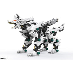 A constant favorite in wishlist surveys, the Wolf Type Zoid König Wolf is finally joining the HMM Zoids lineup!
Masashi Katahira has given this Zoid a fearless new HMM look that also blends nicely with its original design.

The new design and separation of parts make it not only easy to color-code and assemble but also put into intimidating, action-packed poses.
Add the Helic Republic's new legendary white wolf, the king of wolves, to your collection today!

Product Specifications:
・The cockpit hatch on the