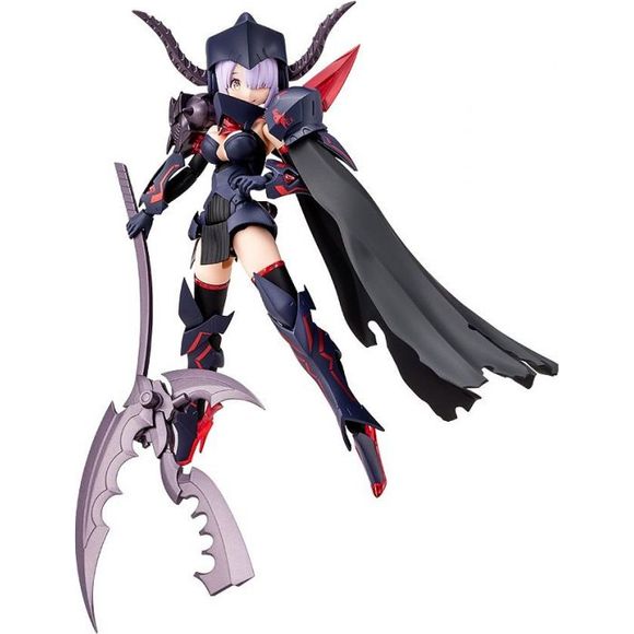 Megami Device is a plastic model kit series combining Bishoujo-style beauties and heavy-duty weapons and armor. Each character has a main body, or “machinika,” designed by Masaki Apsy along with a huge array of interchangeable parts to outfit her as you like! The latest character to join the series is BULLET KNIGHTS EXECUTIONER, based on character art by Yasutaka Isegawa! This new Megami Device unit uses the base design of BULLET KNIGHTS LAUNCHER and comes with all-new accessories and can be customized with