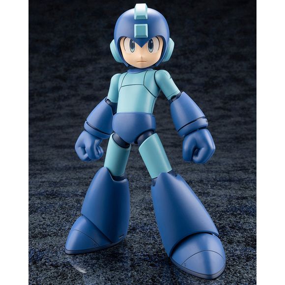 Introducing the completely revamped Mega Man 11 Ver. from Kotobukiya! Relive iconic moments from the cherished "Mega Man" series with this figure that captures the classic look. With interchangeable face parts, hands, a buster, and powerful charge shot effect, you can recreate unforgettable scenes from the game. The helmet off version offers a new level of detail. Effortlessly pose Mega Man with the included charge shot and sliding effects. The figure's 3mm joint holes allow seamless integration with option