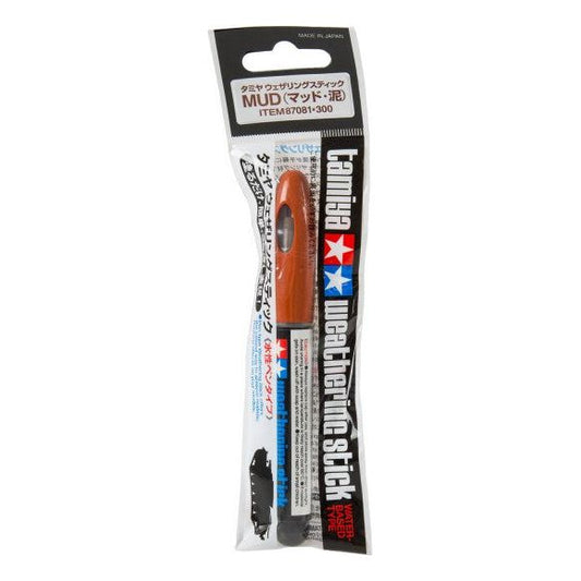 Tamiya 87081 Weathering Paint Stick Marker - Mud (Light Brown) | Galactic Toys & Collectibles