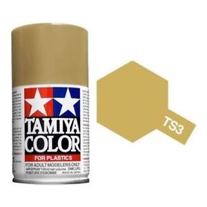 The paint is synthetic lacquer that cures in a short period of time. Extremely useful for painting large surfaces. Tamiya spray paints are not affected by acrylic or enamel paints. Tamiya spray paints are not affected by acrylic or enamel paints; therefore, following an overall base coat, details can be added or picked out using enamel and/or acrylic paints. By combining the use of these three types of paints, the finishing of plastic models becomes simpler and more effective. Continental USA shipping only.