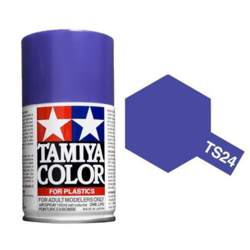 The paint is synthetic lacquer that cures in a short period of time. Extremely useful for painting large surfaces. Tamiya spray paints are not affected by acrylic or enamel paints. Tamiya spray paints are not affected by acrylic or enamel paints; therefore, following an overall base coat, details can be added or picked out using enamel and/or acrylic paints. By combining the use of these three types of paints, the finishing of plastic models becomes simpler and more effective.