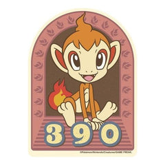 Ensky Pokemon Retro Sticker Collection 14 (Chimchar) | Galactic Toys & Collectibles