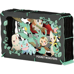 Ensky Pokemon Grass Type Paper Theater | Galactic Toys & Collectibles