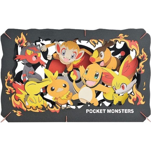 Ensky Pokemon Fire Type Paper Theater | Galactic Toys & Collectibles