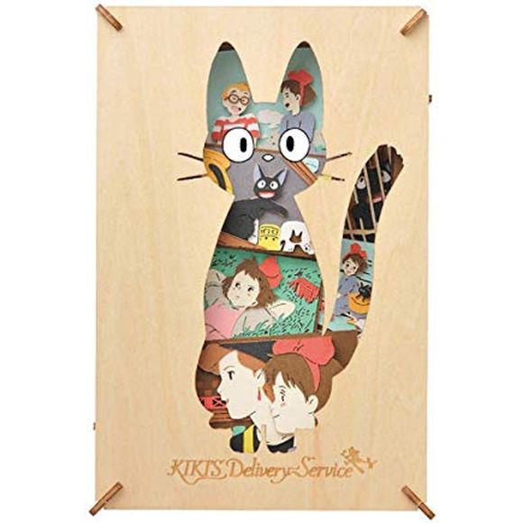 Ensky Studio Ghibli Paper Theater Wood style - Kiki's Delivery Service | Galactic Toys & Collectibles