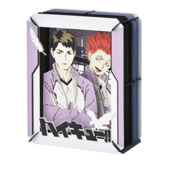 Ensky Haikyu!!: Paper Theater Wakatoshi Ushijima & Satori Tendo | Galactic Toys & Collectibles