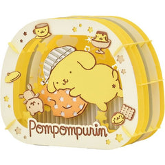 Ensky Sanrio Paper Theater - Nemu Nemu Pudding PT-304 Pompompurin | Galactic Toys & Collectibles