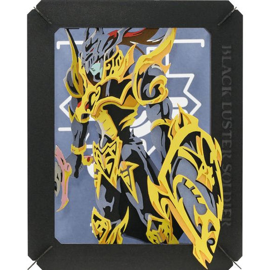 The Black Luster Soldier from "Yu-Gi-Oh! Duel Monsters" is the focal point of this "Paper Theater" item from Ensky! Assemble the precision laser-cut paper pieces to create a display image with a three-dimensional look. Order yours today!