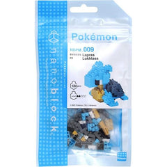 Nanoblock is a micro-sized building block designed in japan since 2008. Fun to build, Attractive to display, interesting to collect. a piece of nanoblock is the start of infinite creativity. Lapras from Nanoblock's Pokémon Collection Series stands approximately 1.8" tall and has 130 pieces.