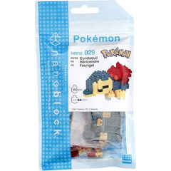 Kawada Nanoblock Pokemon Series Cyndaquil Micro-Sized Building Block Set