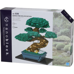 Kawada Nanoblock Deluxe Bonsai Matsu Pine Tree Micro-Sized Building Block Set