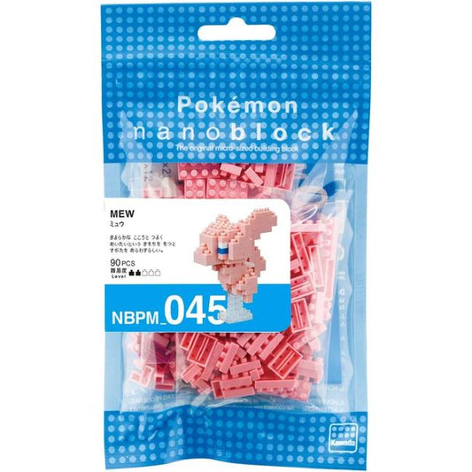 Kawada Nanoblock Pokemon Series Mew Micro-Sized Building Block Set