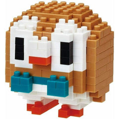 Kawada Nanoblock Pokemon Series Rowlet Micro-Sized Building Block Set | Galactic Toys & Collectibles